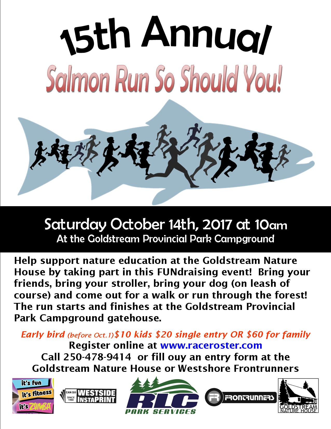 Salmon run 5k poster